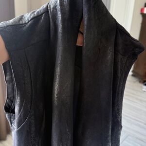 Zara leather vest